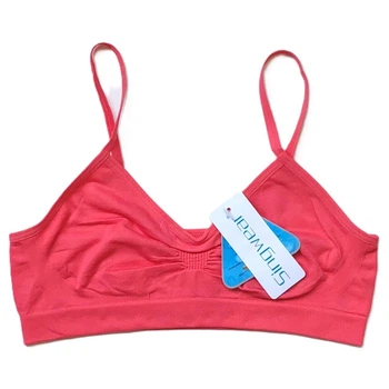 Бюстгальтер бесшовный топик Singwear W2 коралловый чашка АА(0)-А(1)