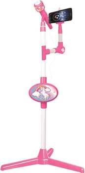 Мікрофон Lexibook Unicorn з динаміком та підставкою для освітлення Pink/White (3380743078953)