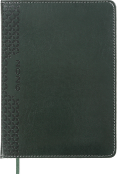 Ежедневник датированный 2026 (A5, жесткая обложка, зеленый) Buromax Vienna BM.2111-04