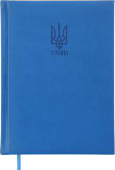 Ежедневник датированный 2026 (A5, жесткая обложка, светло-синий) Buromax Heraldry BM.21128-02