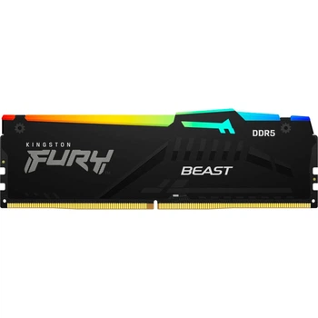 Модуль памяти Kingston Fury DDR5 16Gb 6000Mhz Beast Black RGB EXPO/ХMP 3.0 (KF560C36BBE2A-16)