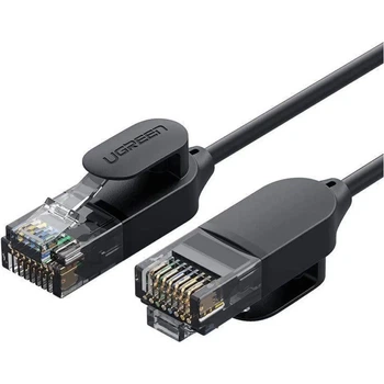 Патч-корд Ugreen NW122 CAT 6A Pure Copper Ethernet Cable OD2.8 5m Black (70654) [147320]