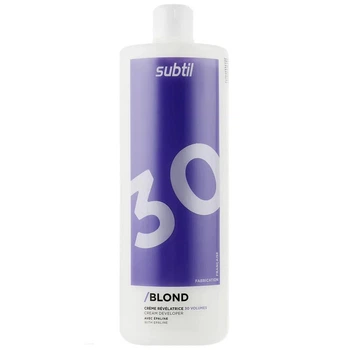 Окислитель Subtil краски для волос 9% Cream Developer Blond 30 Vol. 1000 мл