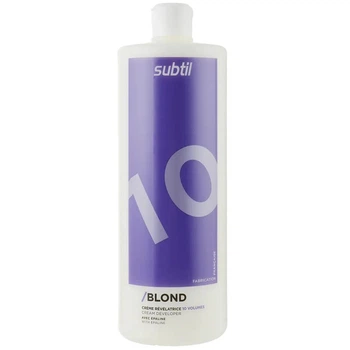Окислитель Subtil краски для волос 3% Cream Developer Blond 10 Vol. 1000 мл