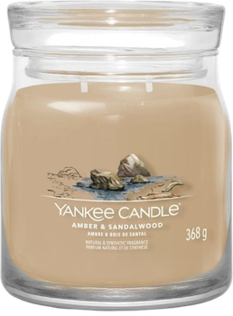 Ароматична свічка Yankee Candle Amber & Sandalwood 368 г (5038581129259)