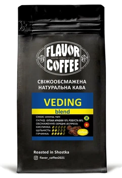 Кофе зерновой Flavor Coffee Veding Blend купаж арабики и робусты 500 г