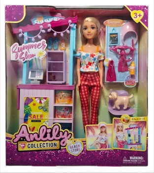 Лялька Swede зі стендом з літніми аксесуарами (5902496211494)