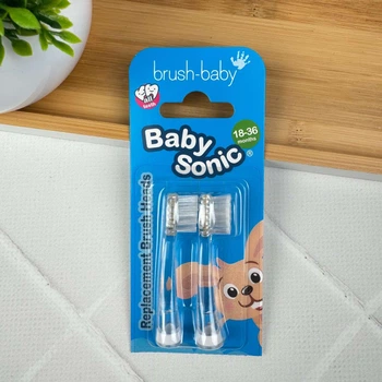 Змінні насадки Brush-Baby для щітки BabySonic 0-3 від 18 до 36 місяців, 2 шт