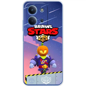 Силиконовый Чехол с Картинкой для Xiaomi Poco C85 Принт (Бравл Старс Сту, Brawl Stars Stu) (67480-ysm026)