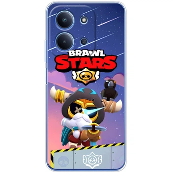 Силиконовый Чехол с Картинкой для Xiaomi Poco C85 Принт (Бравл Старс Корделиус, Brawl Stars Cordelius) (67480-ysm024)