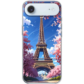 Силиконовый Чехол с Картинкой для IPhone 17 Air Принт (Париж, Эйфелева Башня) (67085-ysm036)