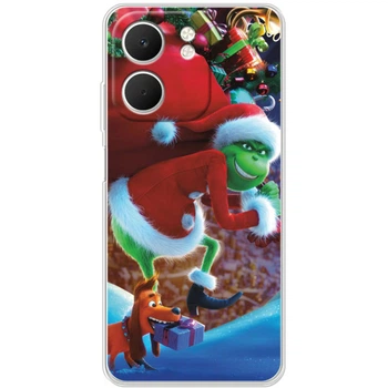 Силиконовый Чехол с Картинкой для OPPO A5x Принт (Новогодний, Гринч) (66784-ysm2268)