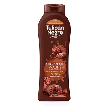 Парфюмерный гель для душа Tulipan Negro Floral Collection Bath And Shower Gel - Шоколадное пралине, 650 мл