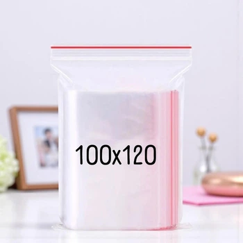 Зіп пакети 100x120 мм 100 шт (10-12 zip)