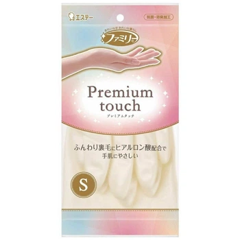 Бытовые перчатки с гиалуроновой кислотой ST Family Premium Touch, 1 пара, размер S (10.stc.001.s)
