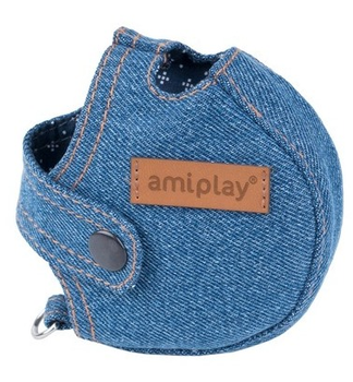 Obudowa na smycz Amiplay Denim Niebieska (5907563274969)