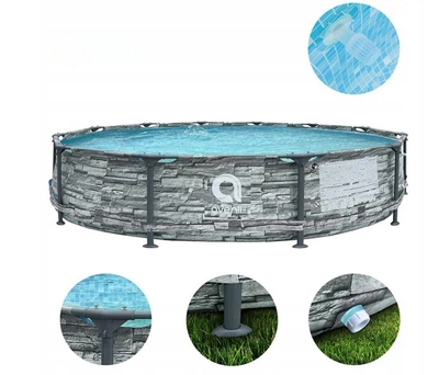 Каркасний басейн AVENLI STONY Frame Plus Round з насосом 366 x 76 см