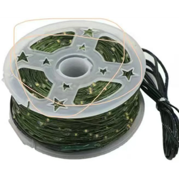 Гирлянда Роса ЗЕЛЕНАЯ на проволоке, 50 метров, 500 LED, USB, 5347