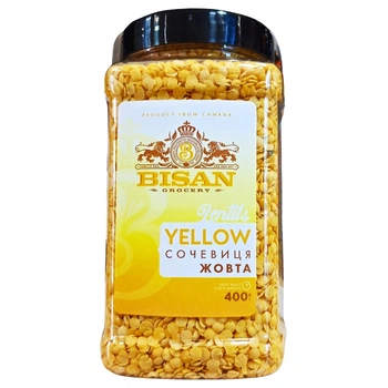 Сочевиця жовта Bisan Yellow Lentils 400 г