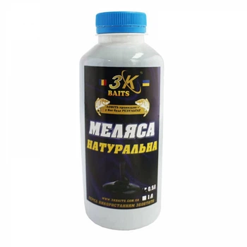 Меляса 3KBaits натуральна 500г (3к11501)