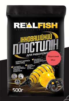 Пластилін REALFISH Фруктовий Мікс 500г (210498)