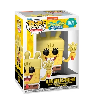 Ігрова фігурка FUNKO POP! серії "Губка Боб Квадратні Штані" - ГУБКА БОБ З РУКАВИЧКОЮ-ЛІХТАРИКОМ