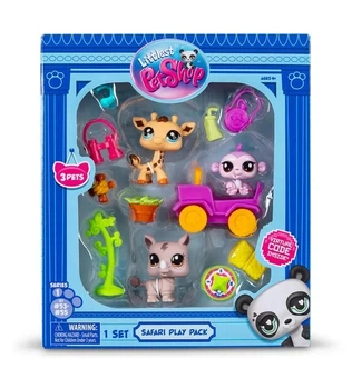 Ігровий набір LITTLEST PET SHOP – САФАРІ (3 фігурки, аксесуари)