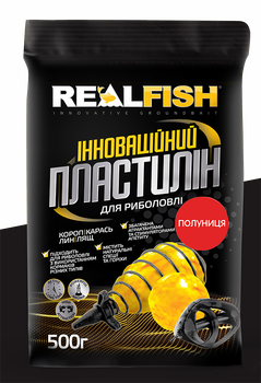 Пластилин REALFISH Клубника 500г (210497)