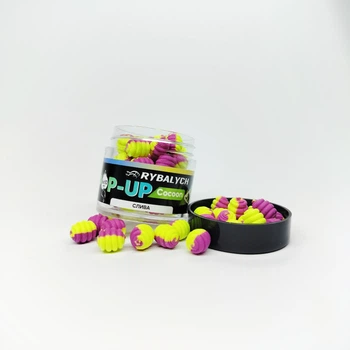 Бойлы Pop-Up Cocoon Rybalych Cлива 5*8мм, 50шт (RYB-PUC008)