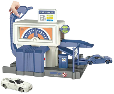 Zestaw Stacja benzynowa Swede CM z wyrzutnią autka G7831 (5902496206216)