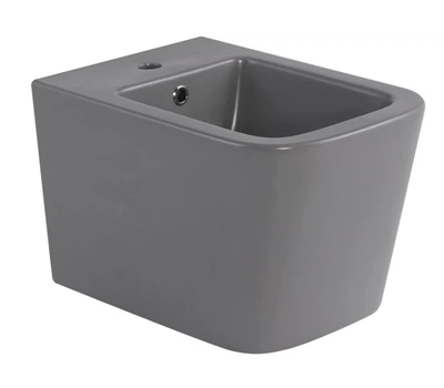 Биде подвесное Qtap Tern Stone grey QT17551303GSG