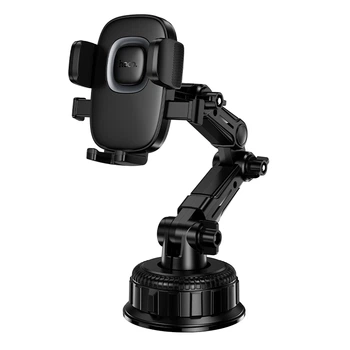 Автомобільний тримач Hoco H89 Crown large suction cup car holder (center console) Black