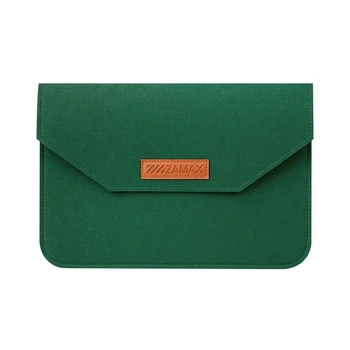 Чехол конверт ZAMAX Felt Sleeve для MacBook Air 15 " M2 M3 M4 2022-2025 | Pro 15" Green