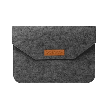 Чехол-конверт ZAMAX Felt Sleeve для MacBook Air 13.6" (M2 | M3 | M4) 2022-2024 Dark grey темно серый