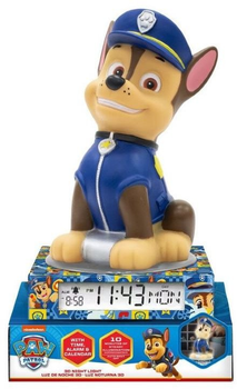 Lampka nocna 3D Kids Euroswan Paw Patrol z budzikiem (8435507886352)