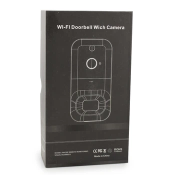 Домофон SMART DOORBELL X5 wifi + 3 аккумулятора 18650 накладной видеодомофон 100 белый