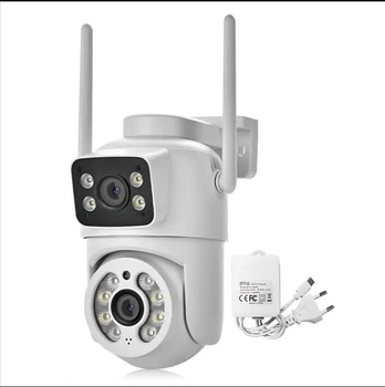 Камера видеонаблюдения Q13 Wi-Fi с двухлинзовым сенсором 2×3MP для дома и улицы
