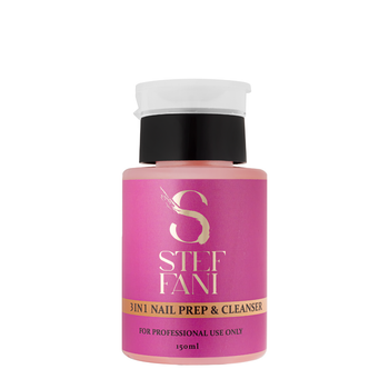 Знежирювач для нігтів 3 в 1 Steffani Prep&Cleanser професійний 150 мл