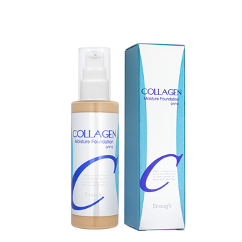 Тональна основа для обличчя Enough Collagen Moisture Foundation SPF 15 зволожуюча 100 мл, № 21 Бежева