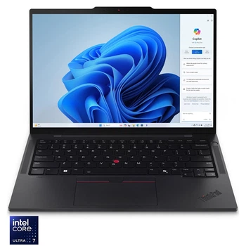Ноутбук Lenovo ThinkPad T14s Gen 5 Intel® Core™ Ultra 7 155U до 4, 8 ГГц, 14 WUXGA, IPS, 16 ГБ LPDDR5x, 512 ГБ SSD, Intel®, Windows® 11 Pro, чорний