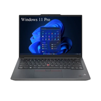 Ноутбук Lenovo ThinkPad E14 Gen 5 (AMD), 14 WUXGA 1920x1200 IPS 300нит, AMD Ryzen 3 7330U 4- ядерный, 16 ГБ DDR4, 256 ГБ SSD m2 PCIe, AMD Radeon, Windows 11 Pro, алюминиевый корпус 1, 43 кг. черный графит