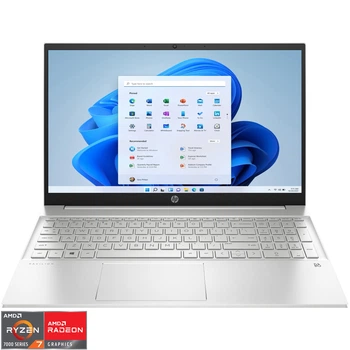 Ноутбук HP Pavilion 15- eh3001nq AMD Ryzen™ 7 7730U до 4, 5 ГГц, 15, 6'', Full HD, IPS, 16 ГБ DDR4, 512 ГБ SSD, AMD Radeon™, Windows 11 Home, серебристый