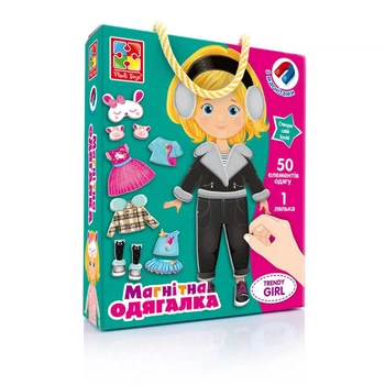Гра магнітна одягалка «Trendy girl» Vladi Toys для дівчаток VT3702-23