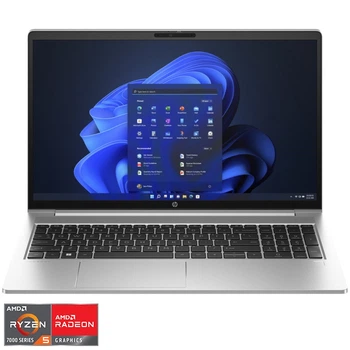 Ноутбук HP ProBook 455 G10 AMD Ryzen™ 5 7530U до 4, 5 ГГц, 15, 6 дюйма, Full HD, IPS, 16 ГБ DDR4, 512 ГБ SSD, AMD Radeon™, Windows 11 Pro, Pike silver