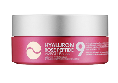 Патчі з пептидами та трояндою MediPeel Hyaluron Rose Peptide Eye Patch Зволожуючі Відновлюючі (8809409343631)
