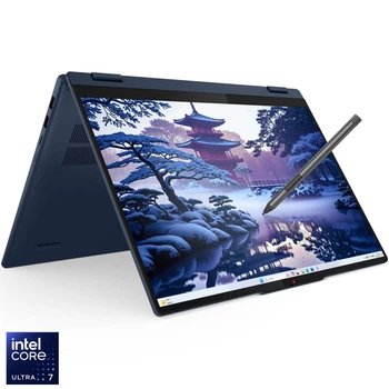 Ноутбук Lenovo IdeaPad 5 2- в- 1 16IAL10 Intel® Core Ultra 7 255H до 5, 1 ГГц, 16 WUXGA, IPS, сенсорним екраном, 16 ГБ LPDDR5x, 1 ТБ SSD, Intel® Arc™, Windows® 11 Home, Cosmic Blue