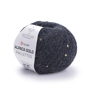 Пряжа Yarnart Alpaca Gold Paillettes 9314