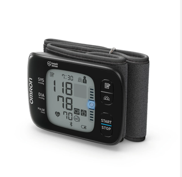Тонометр автоматичний на зап’ястя OMRON RS7 Intelli IT, Bluetooth, пам’ять 2×100, OMRON Connect, 13,5–21,5 см