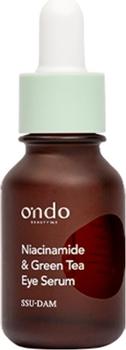 Serum pod oczy Ondo Beauty 36.5 Niacynamid i Zielona herbata łagodzące 15 ml (8437016160077)