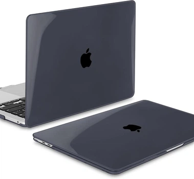 Чохол-накладка CRYSTAL для MacBook Air 13.6 дюймів чорний захист від подряпин та ударів